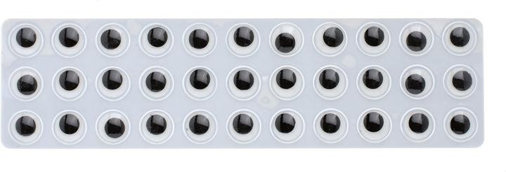Glorex Yeux mobiles ronds, 18mm 14pcs autocollants