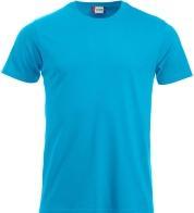 Clique T-Shirt Classic-T 029360, Baumwolle, türkis, Grösse L (L)
