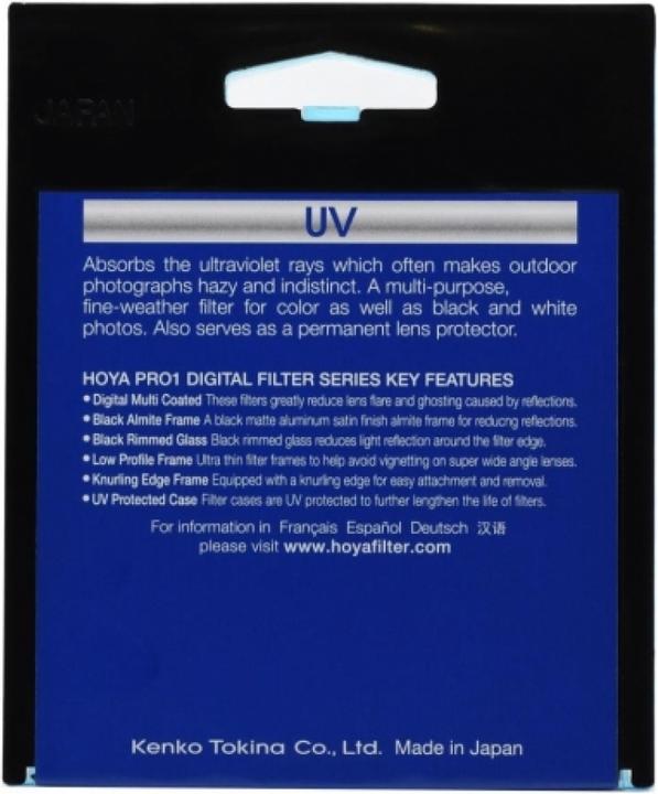 Actual product image Hoya Per 1 Digital (67 mm, UV filter)