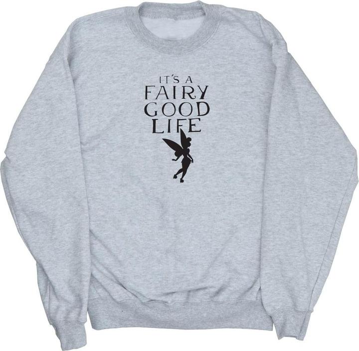 Actual product image Disney Girls Tinkerbell Fairy Good Life Sweatshirt (128)