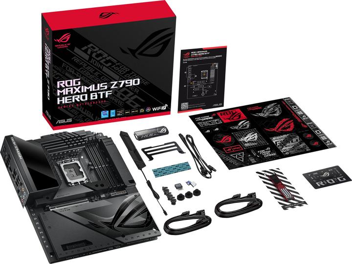 Image du produit ASUS MB ROG MAXIMUS Z790 HERO BTF (Intel,1700,DDR5,ATX) (LGA 1700, Intel Z790, ATX)