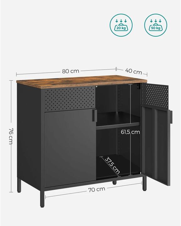 Produktbild Songmics Jeff (80 x 40 x 76 cm)