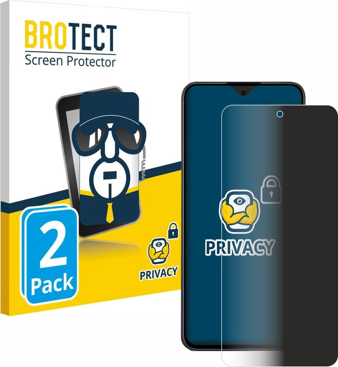Produktbild BROTECT Sichtschutzfolie Anti-Spy Privacy Folie Blaulicht-Schutz (2 Stück, Honor 90 Smart)