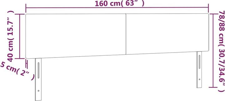 Immagine prodotto VidaXL Conni (160 x 5 x 88 cm)
