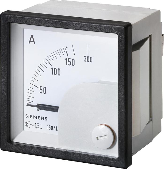 Actual product image Siemens Ammeter rotary coil 0-500A 1Kl AC EB 3NJ6900-4HK21