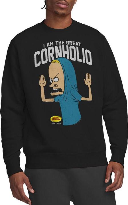 Actual product image Universal Textiles Unisex Adult Cornholio Sweatshirt (XL)