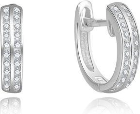 Produktbild Beneto Playful silver earrings with clear zircons AGUC2697-W (L)