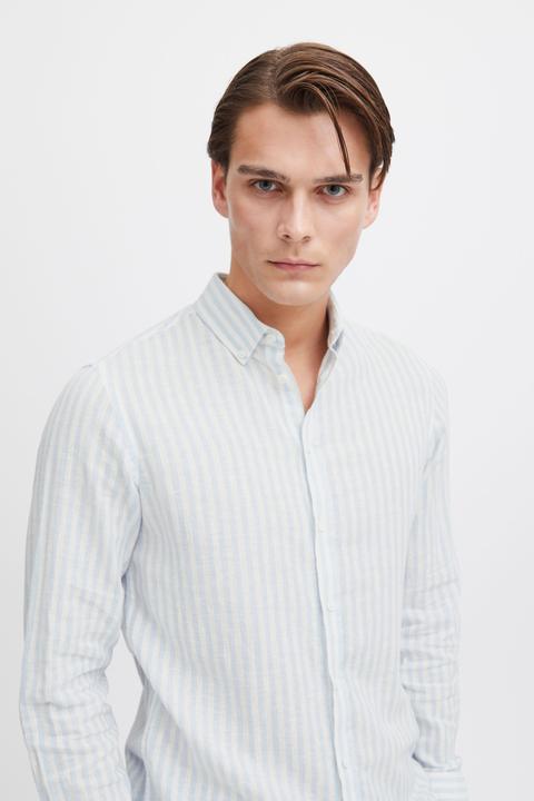 Actual product image Casual Friday CFAnton LS BD striped linen mix shirt 20504974 (XL)