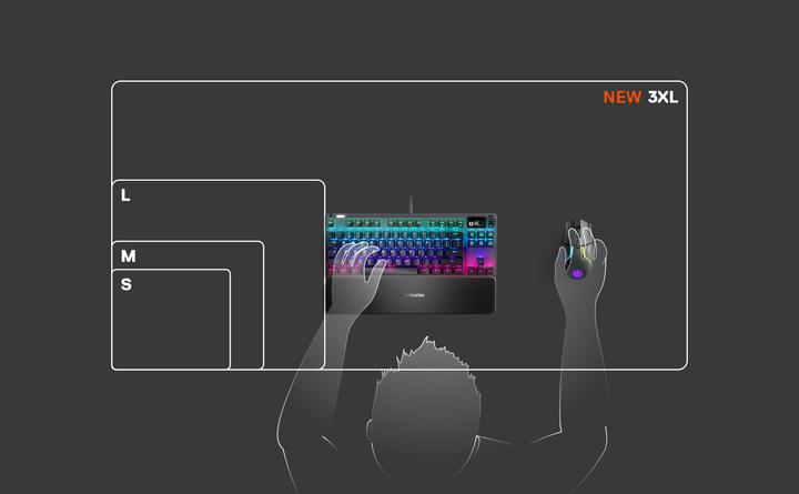 Image du produit SteelSeries Tapis de souris QcK - 3XL (Large)