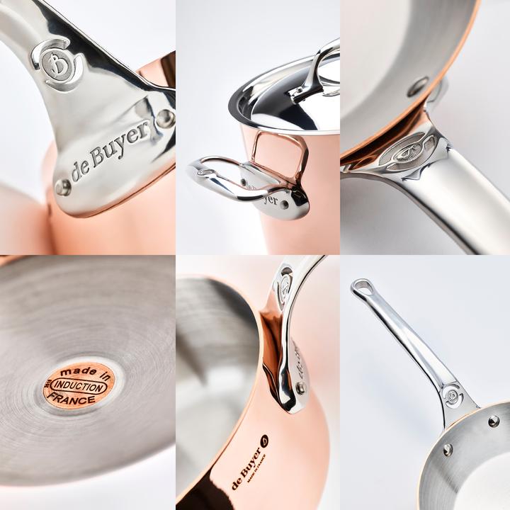 Actual product image de Buyer prima matera (24 cm, Frying pan, Stainless steel, Copper)