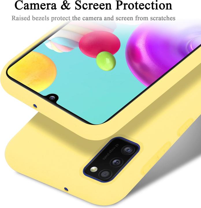 Actual product image Cadorabo TPU Liquid Silicone Case Cover (Samsung Galaxy A41)