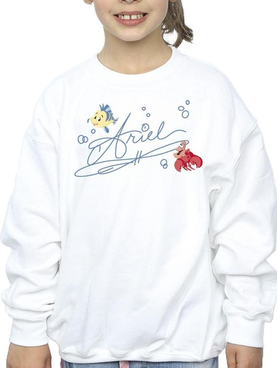 Actual product image Disney Girls The Little Mermaid Ariel Sweatshirt (128)