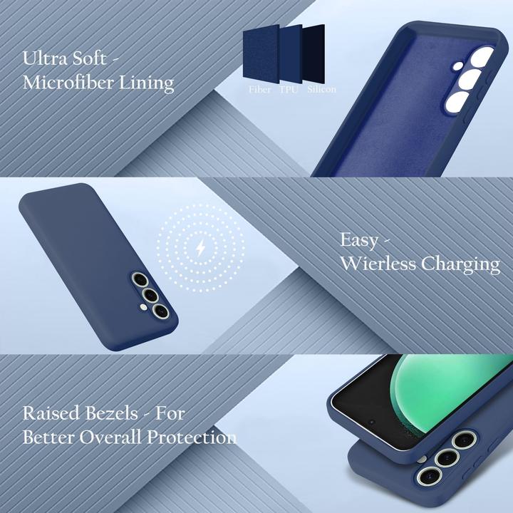 Image du produit Cadorabo Coque pour Samsung Galaxy S24 FE TPU Liquid Silicone Case (Samsung Galaxy S24 FE)