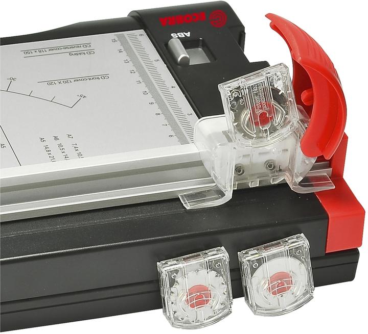 Ecobra Sicherheits-Rollenschneidemaschine DIN A4 + Laminiergerät 2 in 1 Ausführung: Rollenschneider + Lamin (A4)