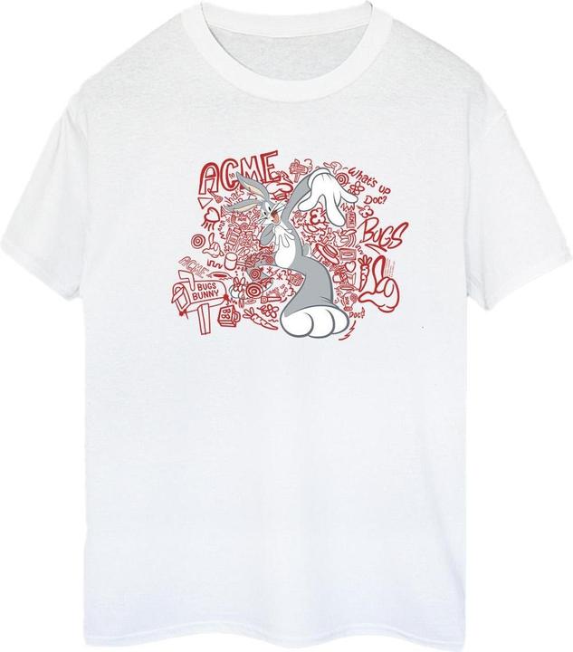 Looney Tunes ACME Doodles Bugs Bunny TShirt (S)