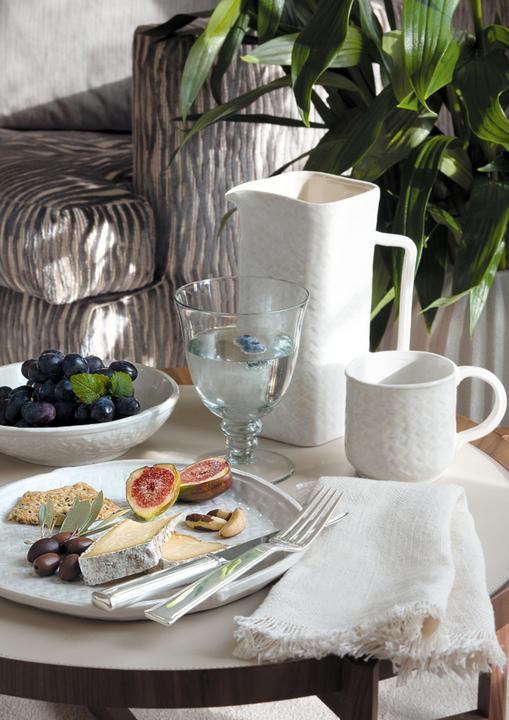 Image du produit Greengate Woven bol tissé blanc cassé moyen 19,5cm