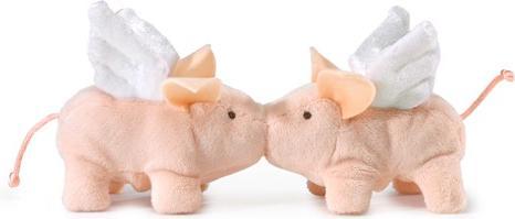 Actual product image Folkmanis Mini pig with wings