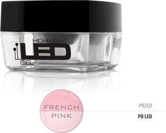 Silcare High Light Led Gel Medium-Knelt Uniphase Gel To The Claw French Pink 15G