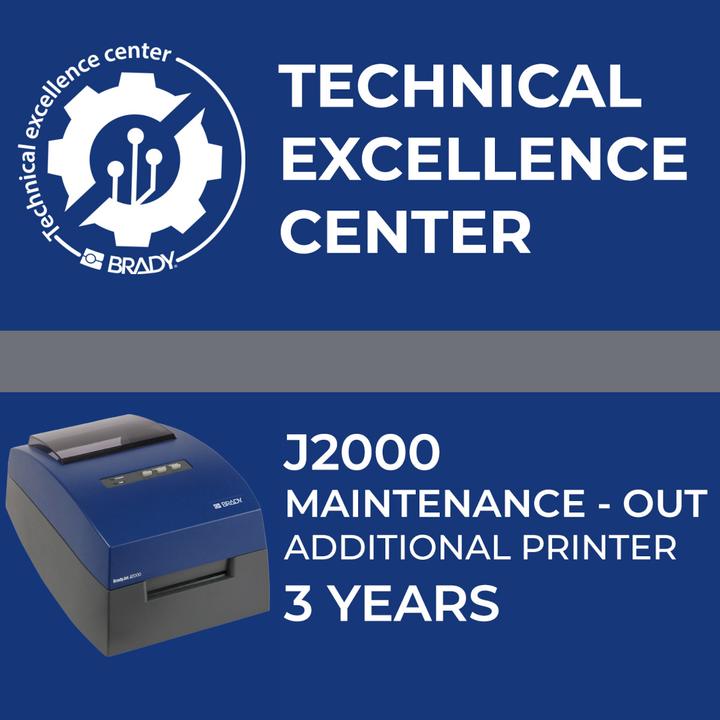 Image du produit Brady Contrat de service J2000