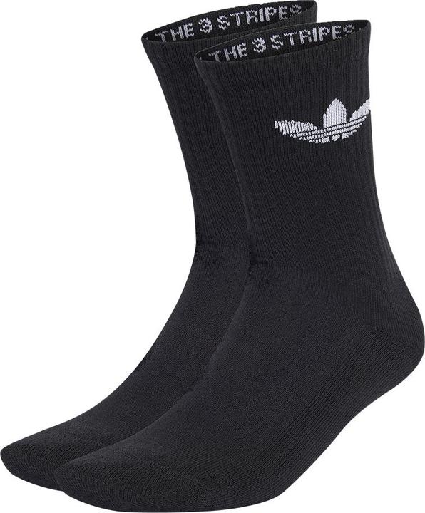 Actual product image adidas Trefoil Cushion Crew Socks, 3 pairs (L)