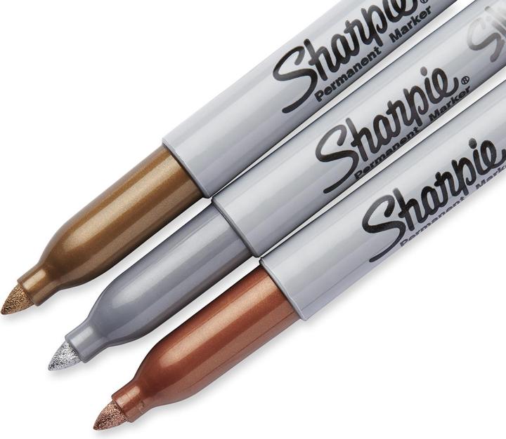 Immagine prodotto Sharpie Feiner Permanentmarker (Argento, 1.40 mm, 3 x)