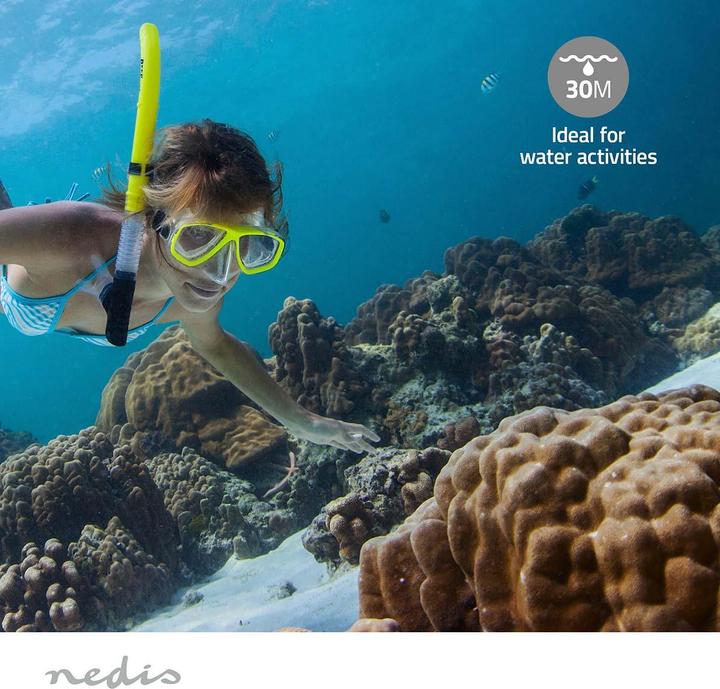 Produktbild Nedis Action Cam | Dualer Bildschirm | 5K@30fps | 16 MPixel | Wasserdicht bis: 30.00 m | 80 min | Wi (30p, WLAN)