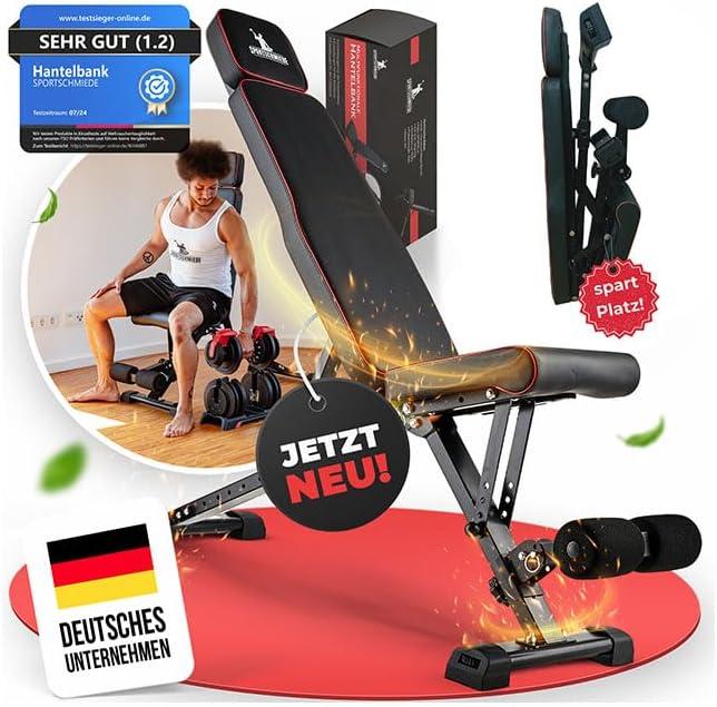 Produktbild Sportschmiede Klappbare Hantelbank