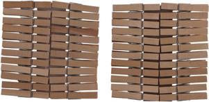 Actual product image Multy Wooden clothes pegs 48 pieces