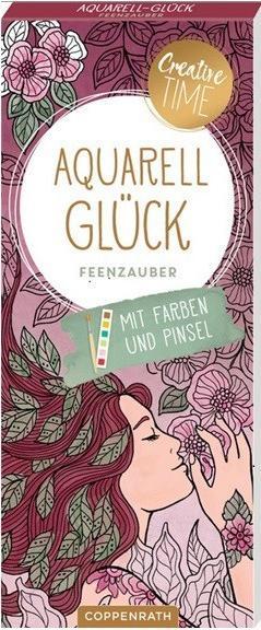 Colouring book Watercolour Happiness