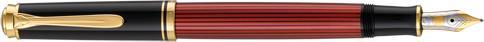 Produktbild Pelikan Füllhalter M600 Schwarz-Rot B Etui (Schwarz/Rot, 1 x)