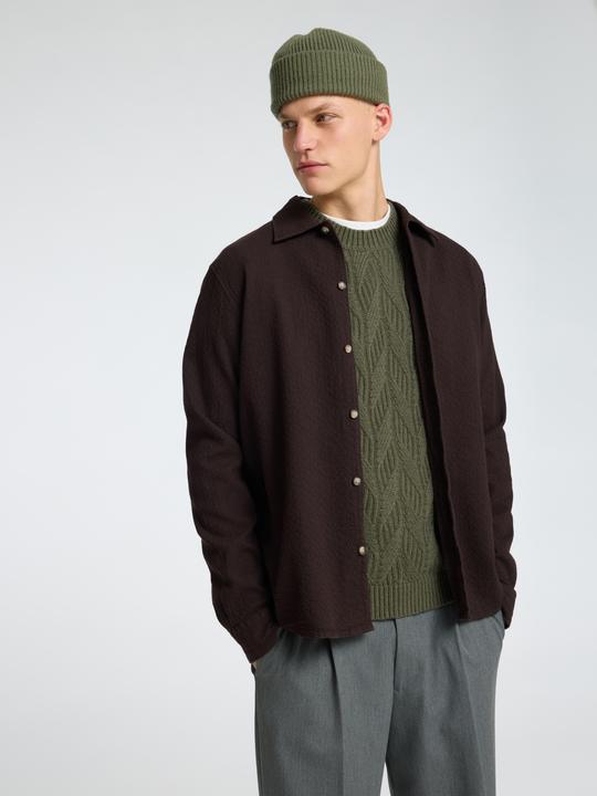 Image du produit Selected Homme Pull en maille torsadée (L)
