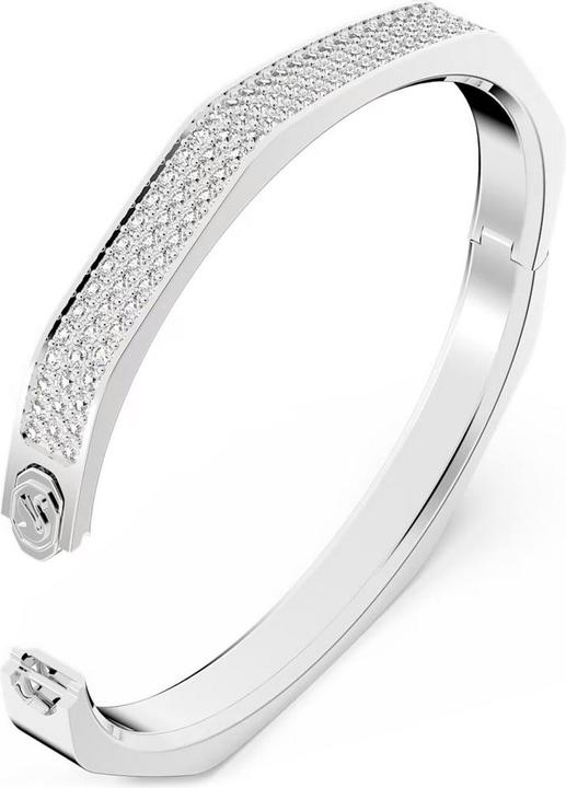Immagine prodotto Swarovski Bangle Dextera a forma di ottagono bianco (6 cm, Metallo Swarovski)