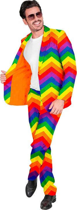 Image du produit Widmann Fête de la mode costume arc-en-ciel modèle veste et pantalon (XXL)