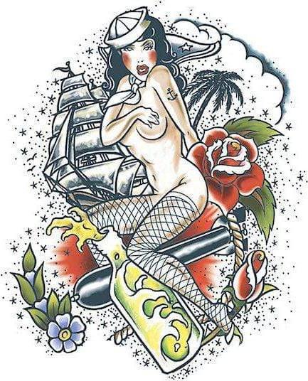 Produktbild Tinsley Transfers Matrosen XL Tattoo