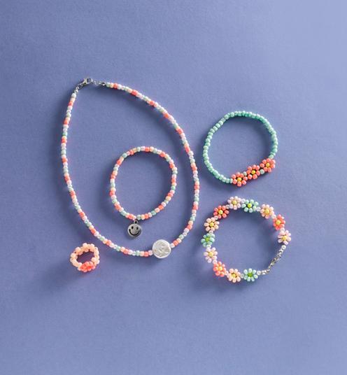 Actual product image Topp Sweet Flowers pearl jewellery set