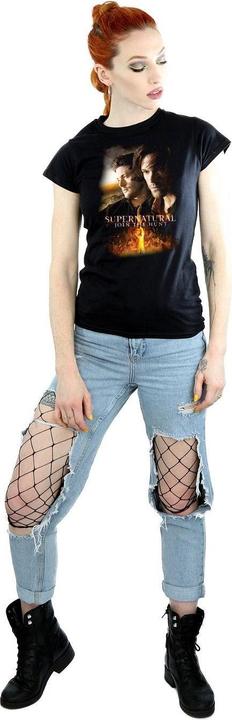 Image du produit Supernatural T-shirt en coton à l'effigie de l'affiche Femme/Femme (L)