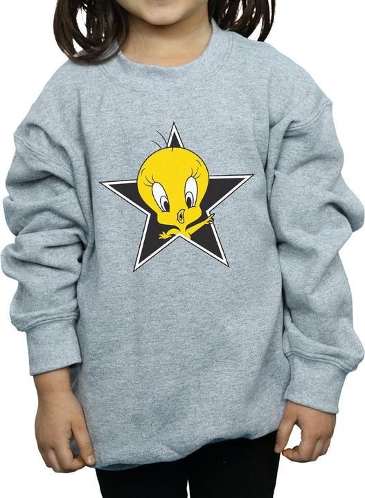 Actual product image Looney Tunes Girls Tweety Pie Star Sweatshirt (116)