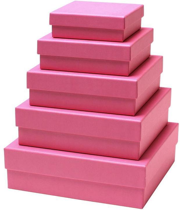 Produktbild Rössler Geschenkbox Joy 5 Stück, Pink, Material: Karton (Geschenkbox, 5 x)