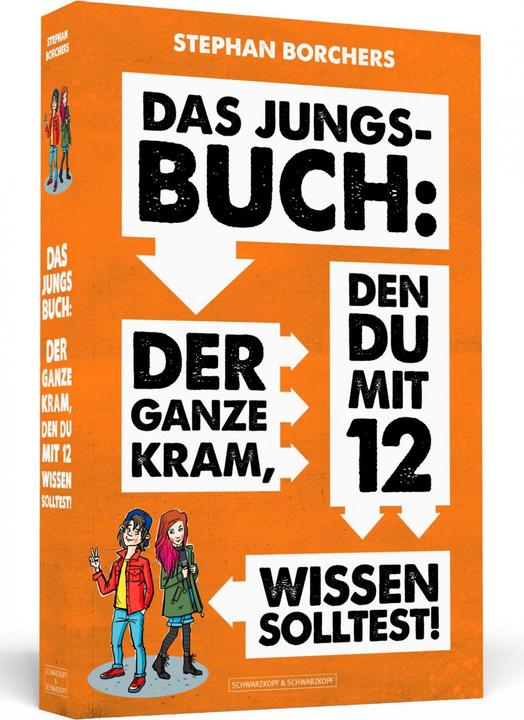 Immagine prodotto Das Jungs-Buch: Der ganze Kram, den du mit 12 wissen solltest (Tedesco, Stephan Borchers, 2019)