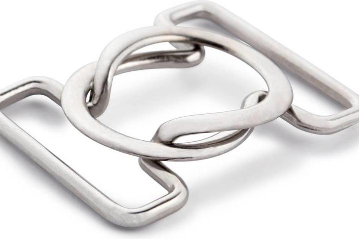 Immagine prodotto Prym Bikini + cintura di chiusura, argento 25 mm, scheda