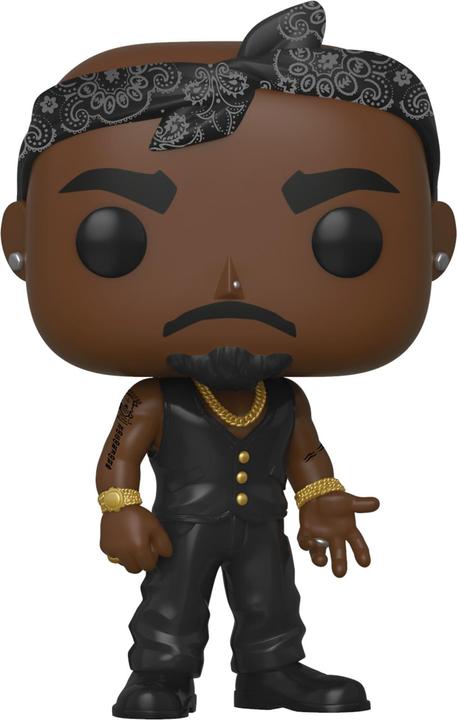 Actual product image Funko POP! - Tupac: Shakur (Black Vest)