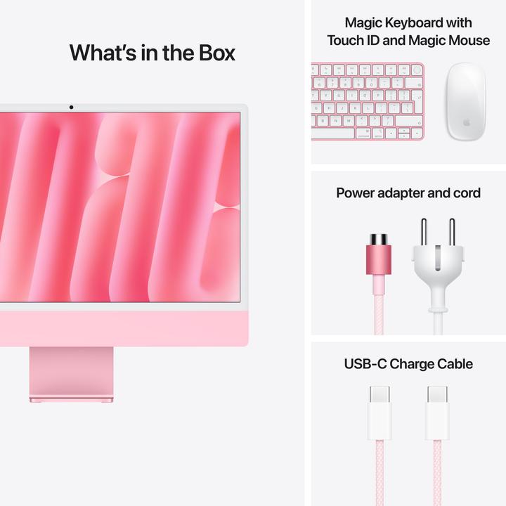 Actual product image Apple iMac 2024 (M4, 24 GB, 512 GB, Apple M4 10-Core)
