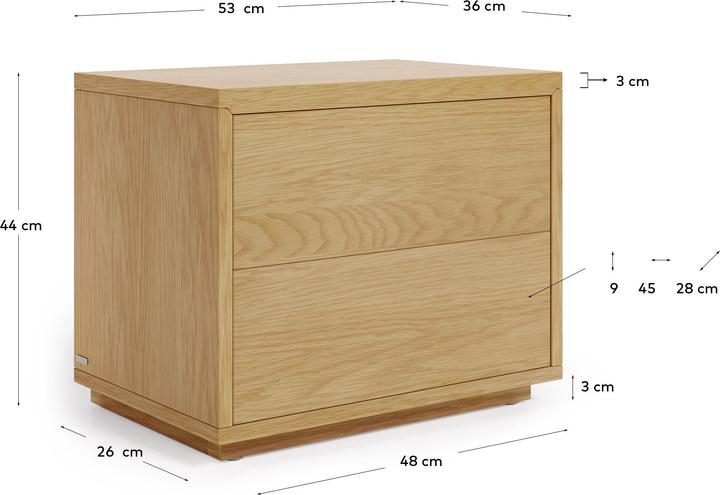 Actual product image Kave Home Abilen (36 x 53 x 44 cm)