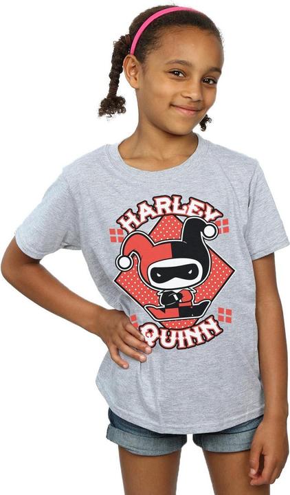 Immagine prodotto Harley Quinn Maglietta Chibi Ragazze (152, 158)