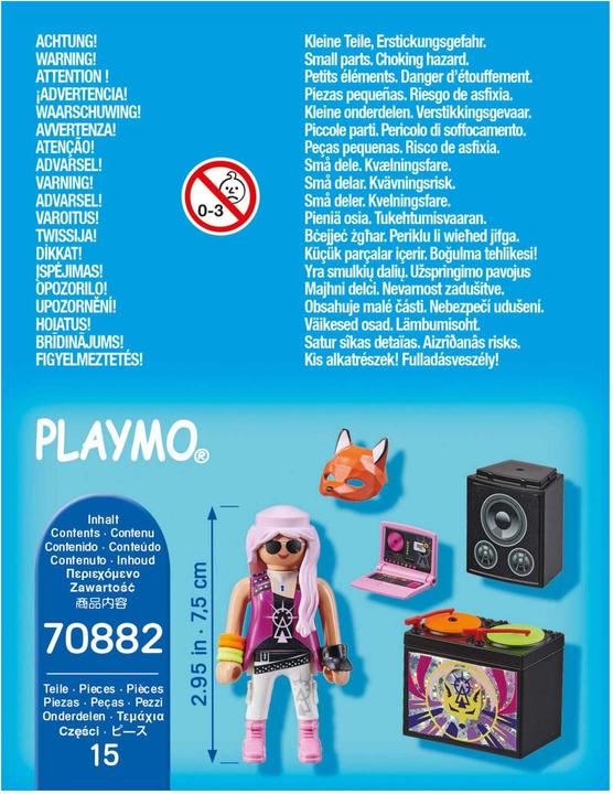 Produktbild Playmobil DJ mit Mischpult (70882, Playmobil Special Plus)