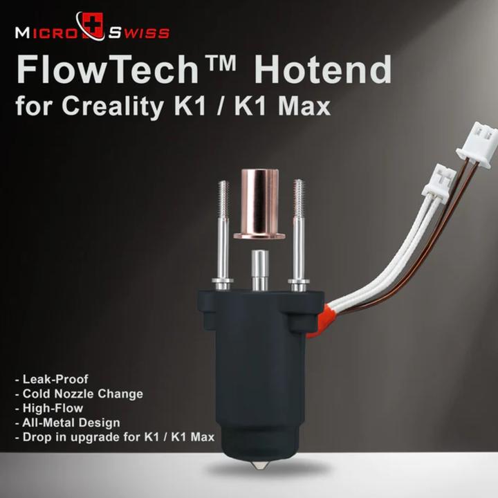 Image du produit MicroSwiss Micro Swiss FlowTech™ Hotend pour Creality K1 / K1 Max (Hotend)