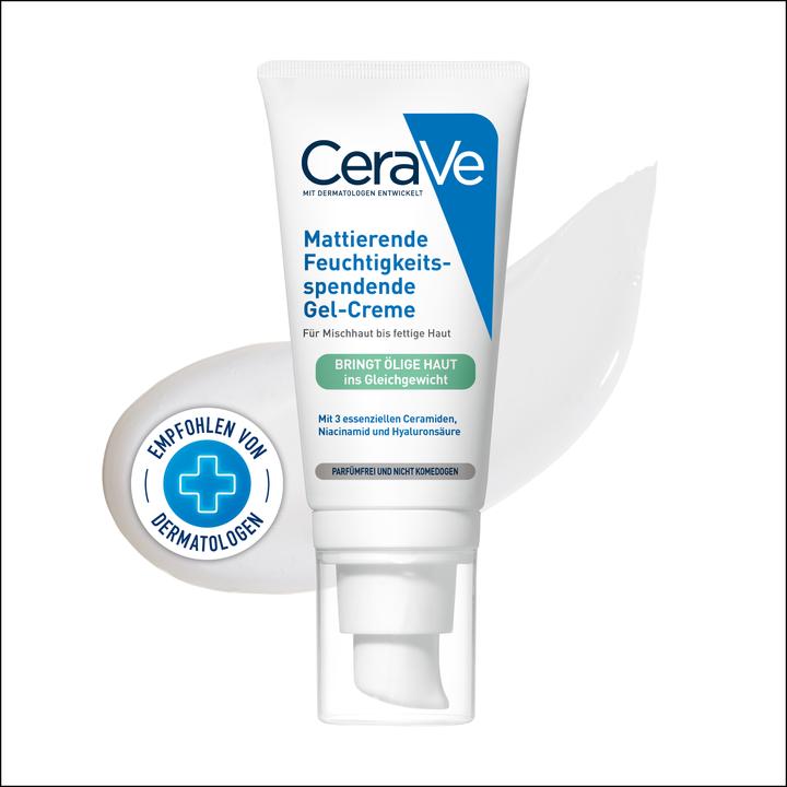 Produktbild CeraVe Feuchtigkeitsspendende Gel-Creme (52 ml, Gesichtsgel, 24h Creme)
