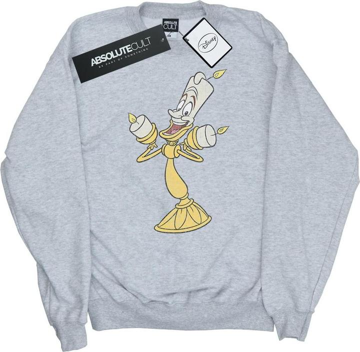 Produktbild Disney Beauty And The Beast Lumiere Distressed Sweatshirt (L)