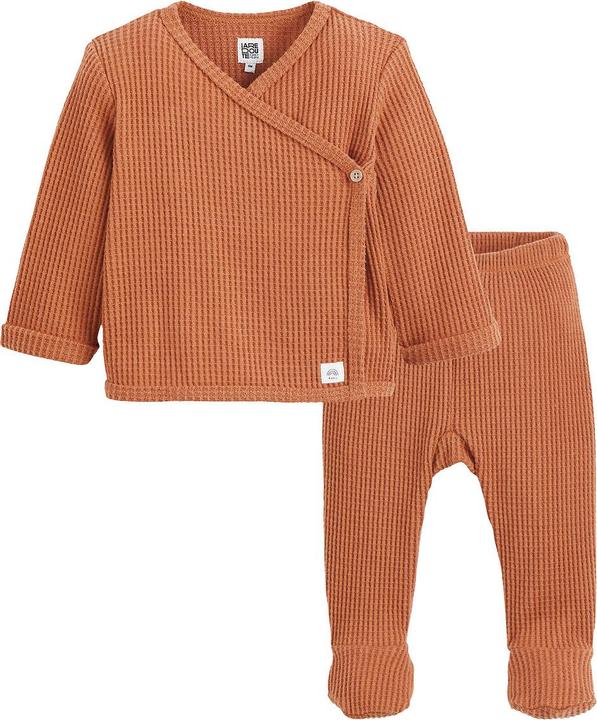 Produktbild La Redoute Collections 2-teiliges Set aus Jacke und Hose mit Füssen (54)