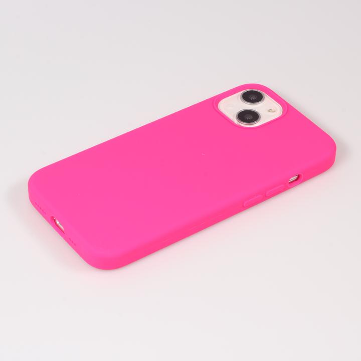 Produktbild PhoneLook Hülle Soft Touch Dunkelrosa (Apple iPhone 15)
